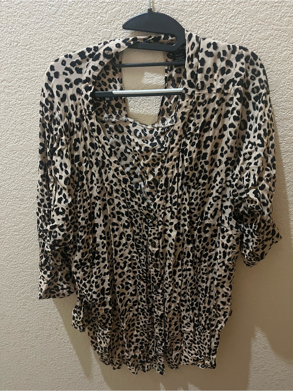 Torrid Size 4 Cheetah Blouse